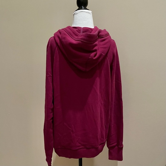 NWOT-American Eagle~Hoodie~Women’s Size L-Burgundy-Cotton - Picture 4 of 11